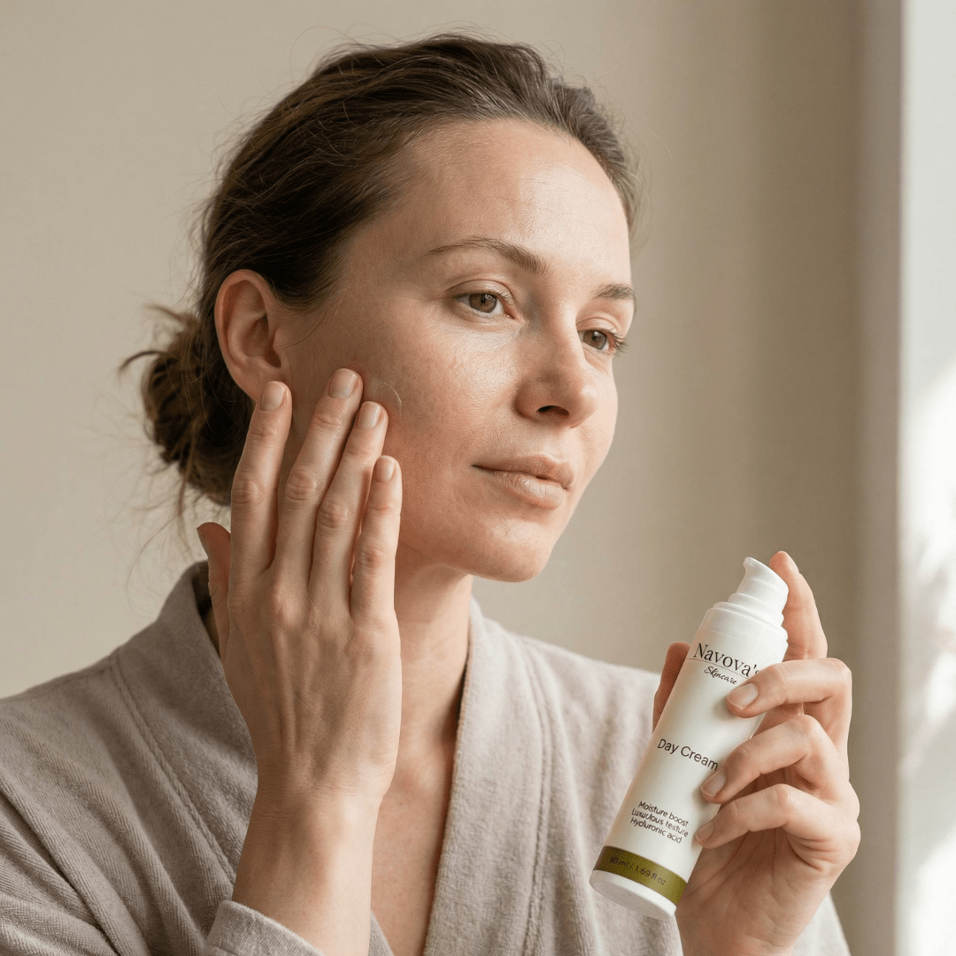 Navova’s Skincare | Day Cream - Hyaluronic Hydration & Dewy Finish - Navova