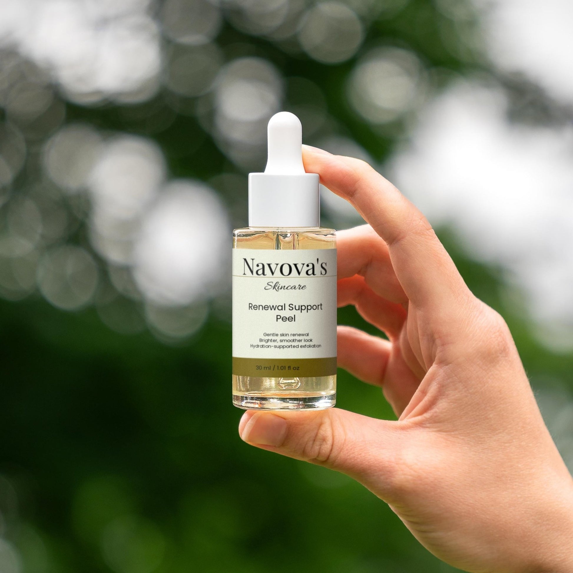 Navova’s Skincare | Renewal Support Peel – Lactic Acid & Hydration Balance - Navova