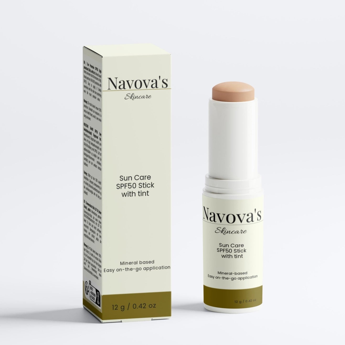 Navova’s Skincare | Sun Support Stick SPF 50 – Sheer Tint & Daily Protection - Navova